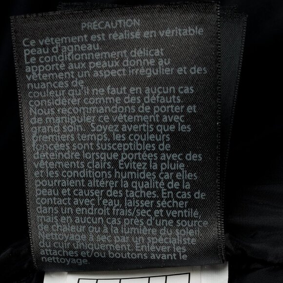 Mackage Black Leather Down-Filled Puffer Vest - Picture 13 of 14